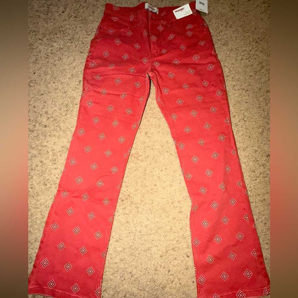 Wrangler High-Rise Bold Boot Jeans Bandanna Print - Picture 3 of 9